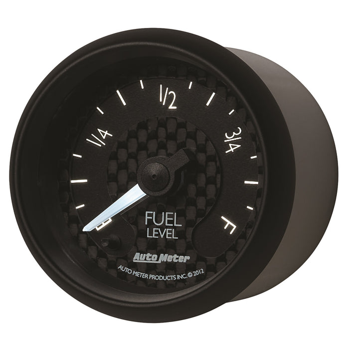 AutoMeter 8010 2-1/16in. FUEL LEVEL; PROGRAMMABLE 0-280 O; GT Series - Truck Part Superstore