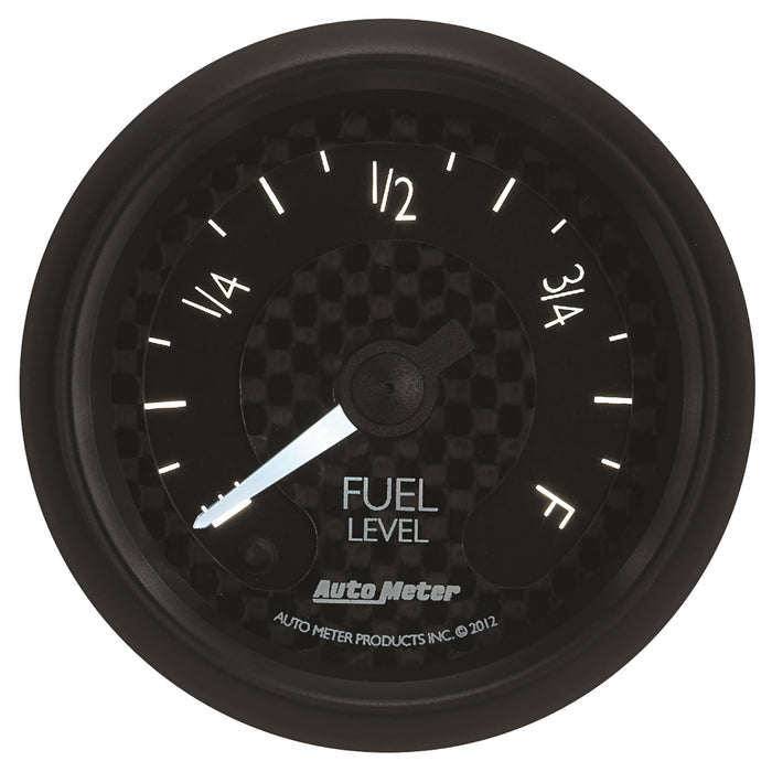 AutoMeter 8010 2-1/16in. FUEL LEVEL; PROGRAMMABLE 0-280 O; GT Series - Truck Part Superstore
