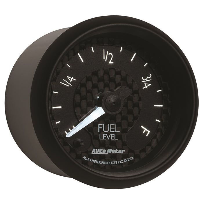 AutoMeter 8010 2-1/16in. FUEL LEVEL; PROGRAMMABLE 0-280 O; GT Series - Truck Part Superstore