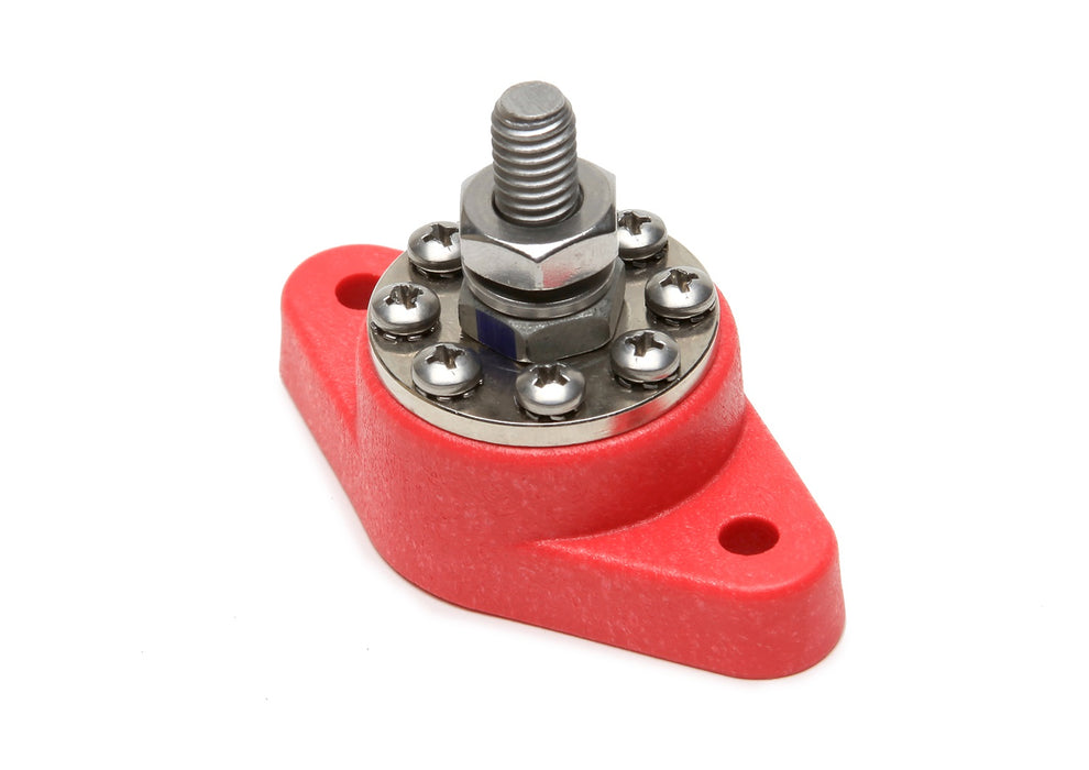 Painless Wiring 80114 8-Point Distribution Block; Red; - Truck Part Superstore