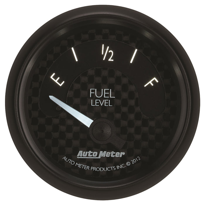 AutoMeter 8014 GAUGE; FUEL LEVEL; 2 1/16in.; 0OE TO 90OF; ELEC; GT - Truck Part Superstore