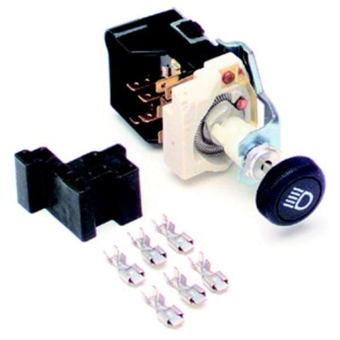 Painless Wiring 80152 Headlight Switch w/GM Style Black Knob - Truck Part Superstore