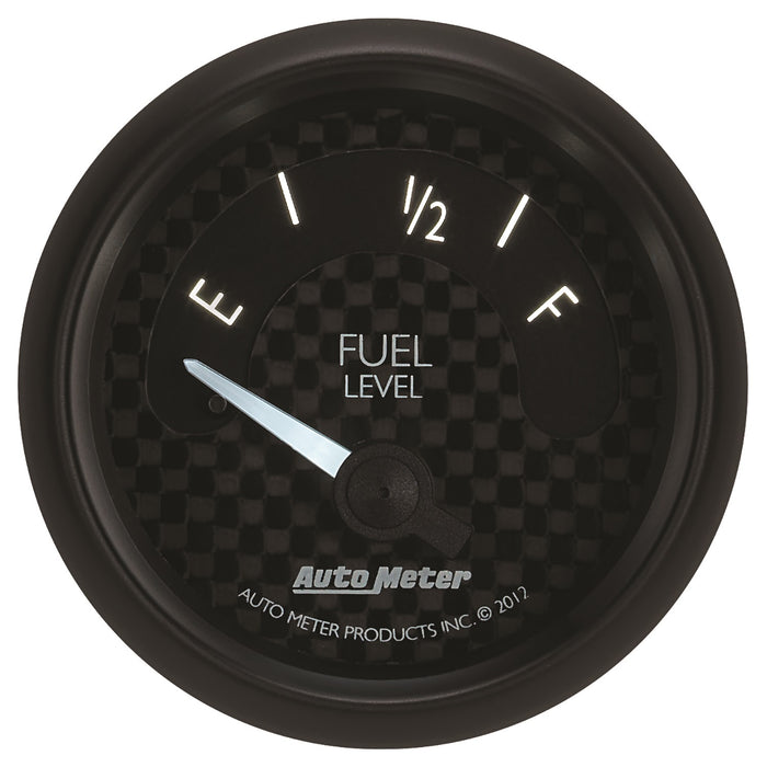 AutoMeter 8015 GAUGE; FUEL LEVEL; 2 1/16in.; 73OE TO 10OF; ELEC; GT - Truck Part Superstore