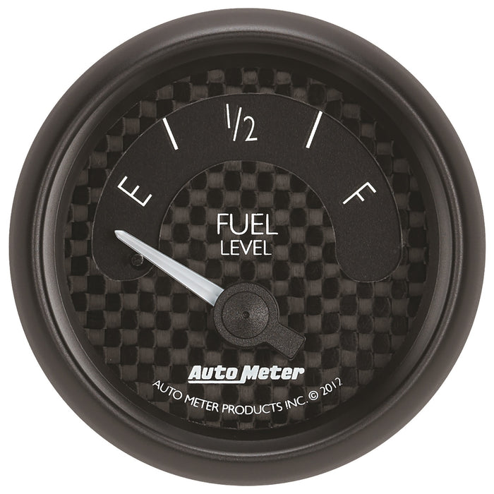 AutoMeter 8016 GAUGE; FUEL LEVEL; 2 1/16in.; 240OE TO 33OF; ELEC; GT - Truck Part Superstore