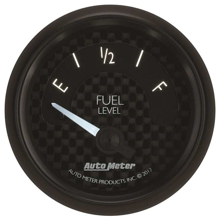 AutoMeter 8016 GAUGE; FUEL LEVEL; 2 1/16in.; 240OE TO 33OF; ELEC; GT - Truck Part Superstore