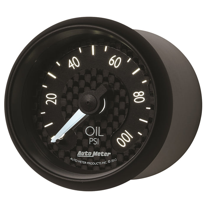 AutoMeter 8021 GAUGE; OIL PRESS; 2 1/16in.; 100PSI; MECH; GT - Truck Part Superstore