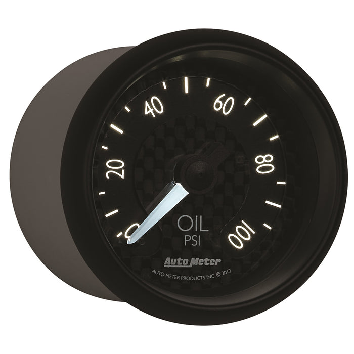 AutoMeter 8021 GAUGE; OIL PRESS; 2 1/16in.; 100PSI; MECH; GT - Truck Part Superstore