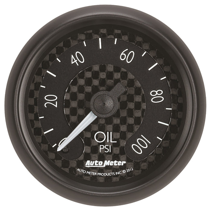 AutoMeter 8021 GAUGE; OIL PRESS; 2 1/16in.; 100PSI; MECH; GT - Truck Part Superstore