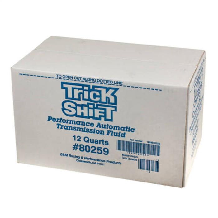 B&M 80261 Trick Shift Automatic Transmission Fluid; 1 Quart Bottle; 12 Pack; - Truck Part Superstore