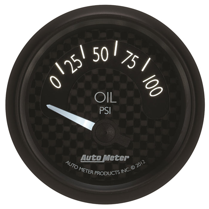 AutoMeter 8027 GAUGE; OIL PRESS; 2 1/16in.; 100PSI; ELEC; GT - Truck Part Superstore
