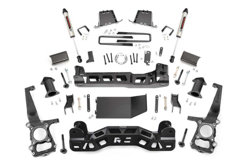 Rough Country 57570 6 Inch Suspension Lift Kit Strut Spacers V2 Monotube Shocks 11-14 F-150 4WD Rough Country - Truck Part Superstore