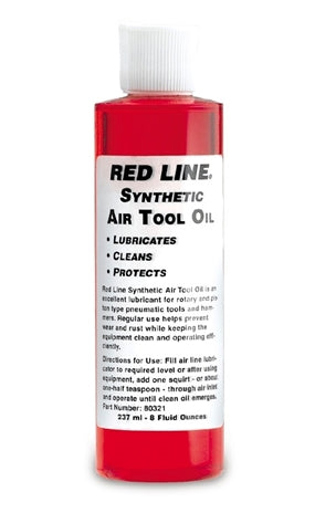 Red Line Oil 80321 Air Tool Oil 8oz Red Line Oil - Truck Part Superstore