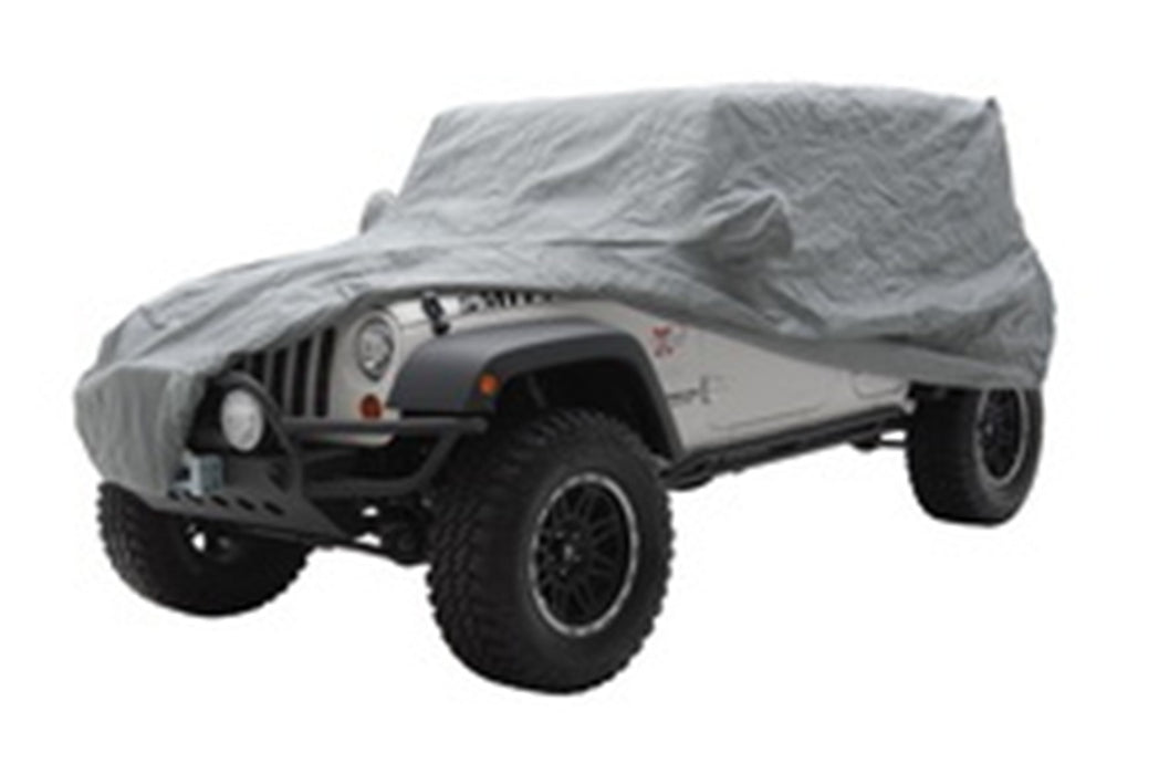 Smittybilt 830 Complete Car Cover 07-18 Wrangler And Rubicon 2 DR Gray W/Storage Bag Smittybilt - Truck Part Superstore
