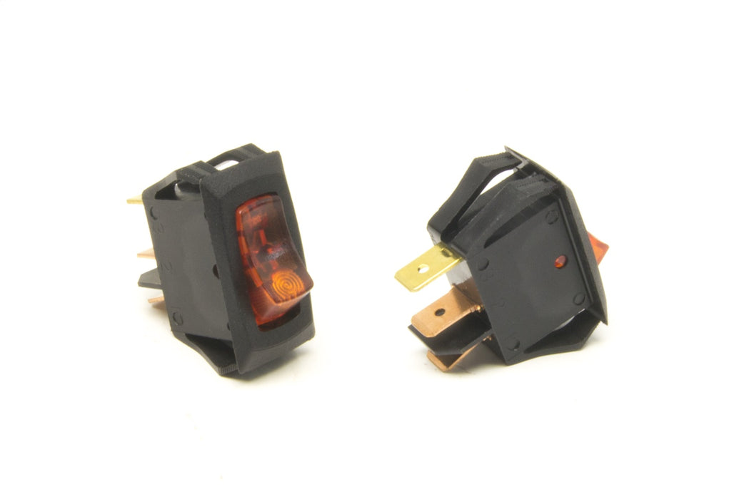 Painless Wiring 80414 Small Rocker Switch; On/Off; Amber Light; - Truck Part Superstore