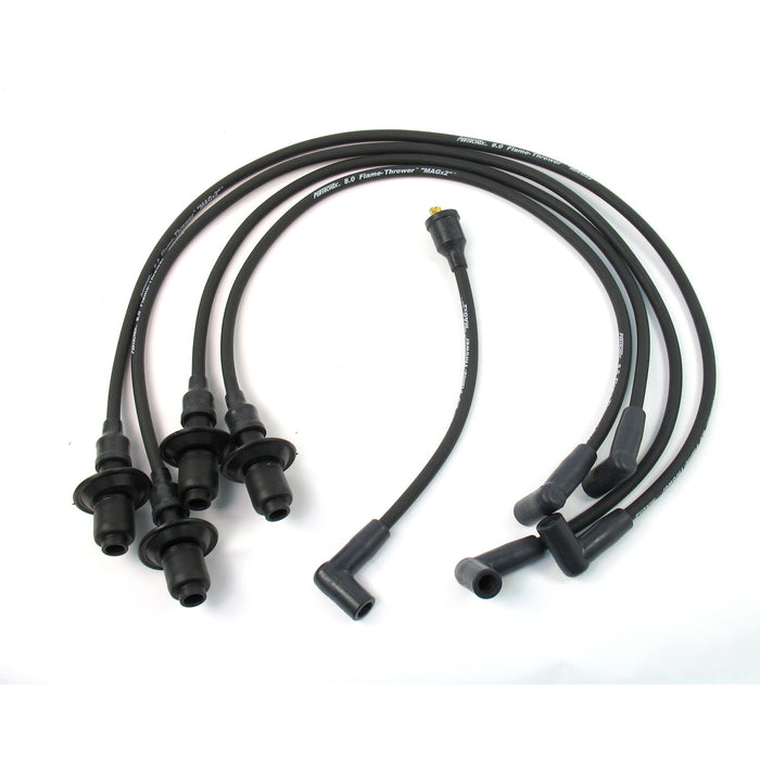 Pertronix 804202 PerTronix 804206 Flame-Thrower Spark Plug Wires 4 cyl 8mm Austin/MG Black. - Truck Part Superstore