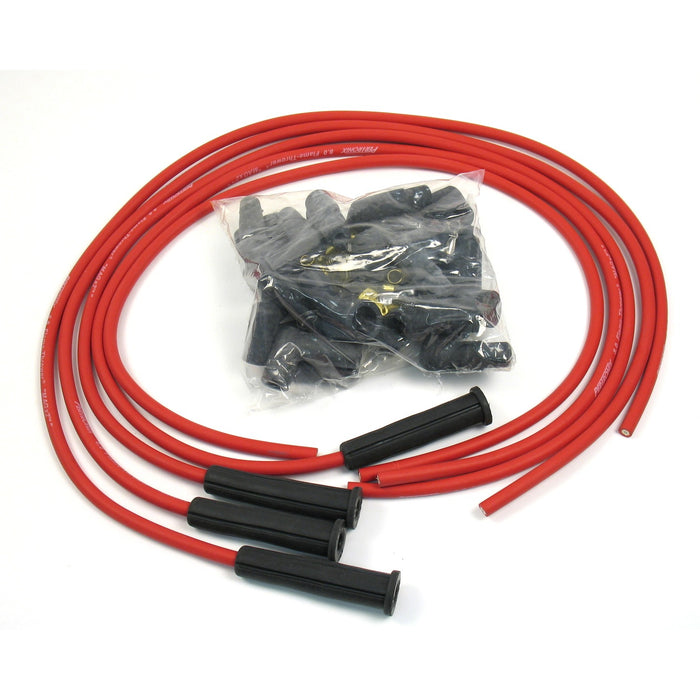 Pertronix 804480 Wires, Univ. 8MM 4 cyl 180 Deg red - Truck Part Superstore