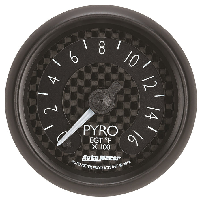 AutoMeter 8044 GAUGE; PYROMETER (EGT); 2 1/16in.; 1600deg.F; DIGITAL STEPPER MOTOR; GT - Truck Part Superstore