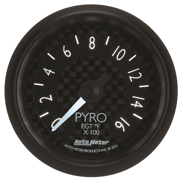 AutoMeter 8044 GAUGE; PYROMETER (EGT); 2 1/16in.; 1600deg.F; DIGITAL STEPPER MOTOR; GT - Truck Part Superstore