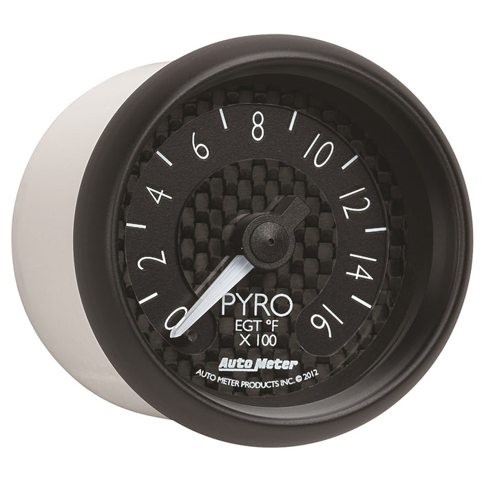 AutoMeter 8044 GAUGE; PYROMETER (EGT); 2 1/16in.; 1600deg.F; DIGITAL STEPPER MOTOR; GT - Truck Part Superstore