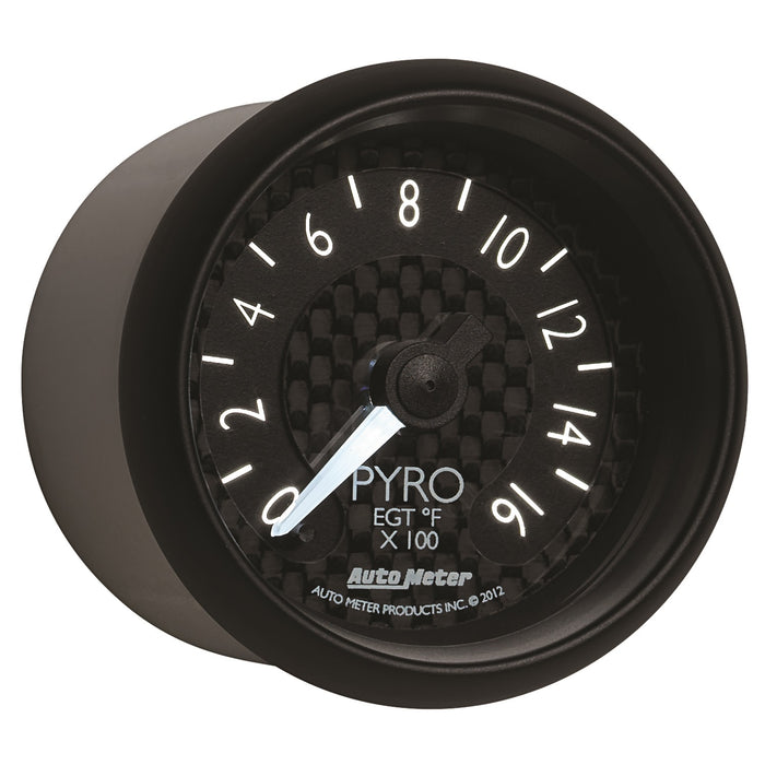 AutoMeter 8044 GAUGE; PYROMETER (EGT); 2 1/16in.; 1600deg.F; DIGITAL STEPPER MOTOR; GT - Truck Part Superstore