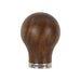 Mishimoto MMSK-WD-RWN Round Steel Core Wood Shift Knob, Walnut Wood - Truck Part Superstore