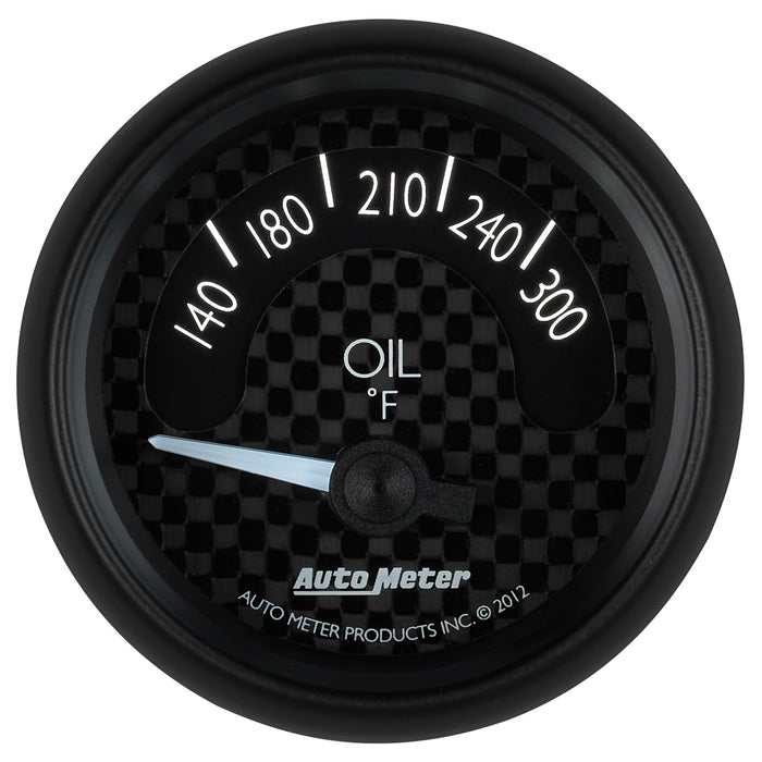 AutoMeter 8048 GAUGE; OIL TEMP; 2 1/16in.; 300deg.F; ELEC; GT - Truck Part Superstore