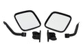 Kentrol 80496 Jeep TJ/JK E-Z Detach Mirrors Pair 97-18 Wrangler TJ/JK Textured Black Kentrol - Truck Part Superstore