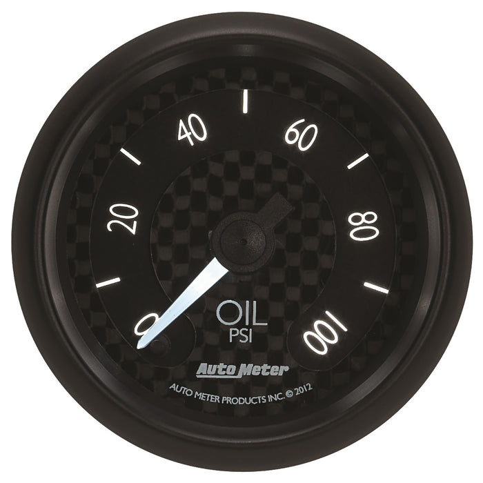 AutoMeter 8053 GAUGE; OIL PRESS; 2 1/16in.; 100PSI; DIGITAL STEPPER MOTOR; GT - Truck Part Superstore