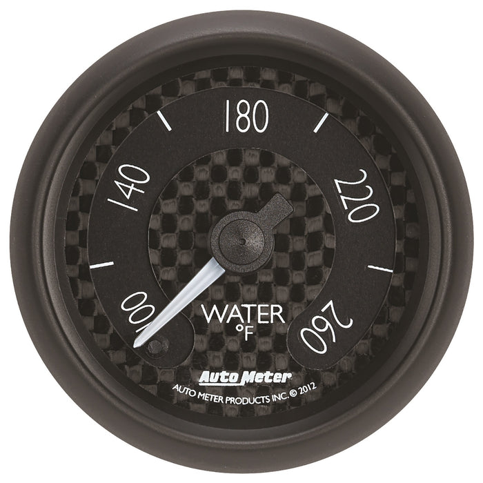 AutoMeter 8055 GAUGE; WATER TEMP; 2 1/16in.; 260deg.F; DIGITAL STEPPER MOTOR; GT - Truck Part Superstore