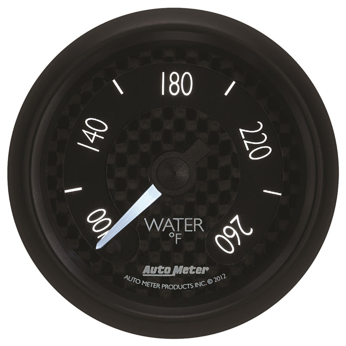 AutoMeter 8055 GAUGE; WATER TEMP; 2 1/16in.; 260deg.F; DIGITAL STEPPER MOTOR; GT - Truck Part Superstore