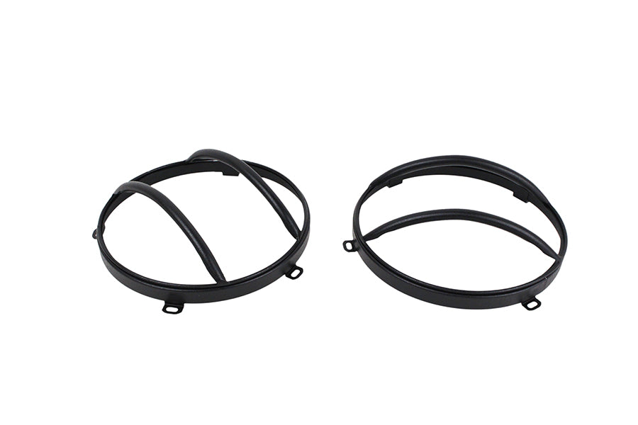 Kentrol 80573 Jeep JK Euro Headlight Guards Pair  07-18 Wrangler JK Textured Black Kentrol - Truck Part Superstore