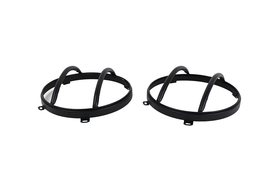 Kentrol 80573 Jeep JK Euro Headlight Guards Pair  07-18 Wrangler JK Textured Black Kentrol - Truck Part Superstore