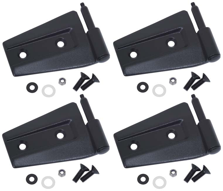 Kentrol 80575 Jeep JK Door Hinge Set 4 Pieces 2 Door 07-18 Wrangler JK Textured Black Kentrol - Truck Part Superstore
