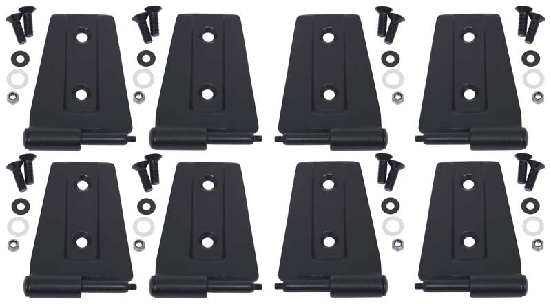 Kentrol 80576 Jeep JK Door Hinge Set 8 Pieces 4 Door 07-18 Wrangler JK Textured Black Kentrol - Truck Part Superstore