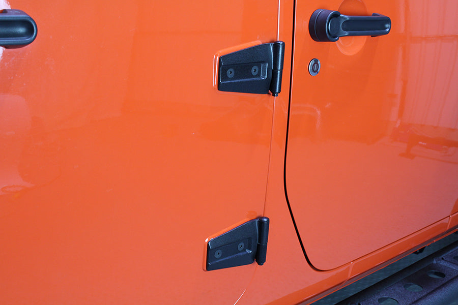 Kentrol 80576 Jeep JK Door Hinge Set 8 Pieces 4 Door 07-18 Wrangler JK Textured Black Kentrol - Truck Part Superstore