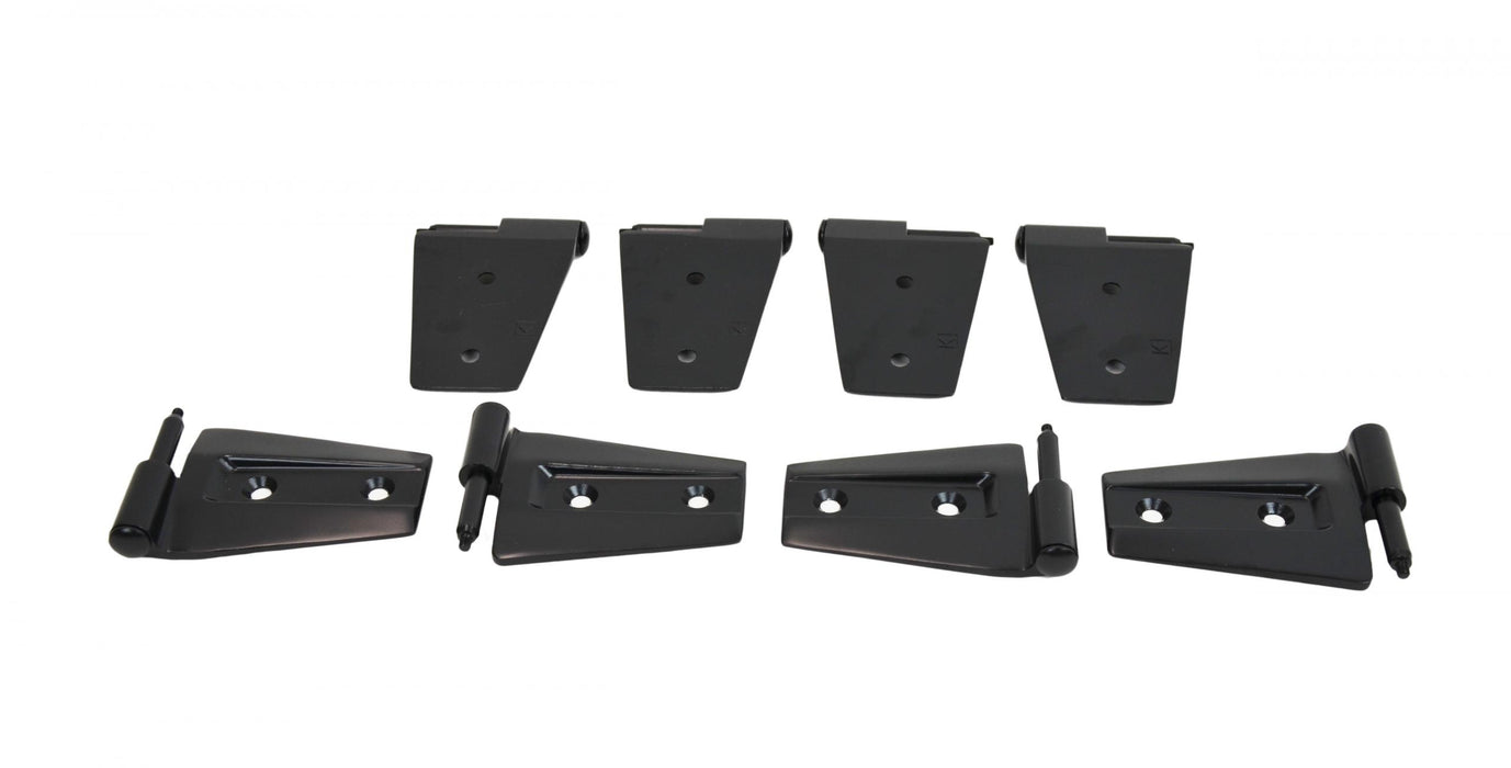 Kentrol 80576 Jeep JK Door Hinge Set 8 Pieces 4 Door 07-18 Wrangler JK Textured Black Kentrol - Truck Part Superstore