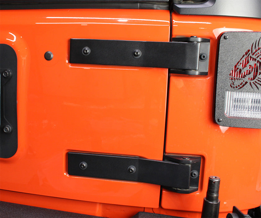 Kentrol 80578 Jeep JK Tailgate Hinge Pair 07-18 Wrangler JK Textured Black Kentrol - Truck Part Superstore