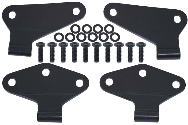 Kentrol 80580 Jeep JK Body Door Hinge Set 4 Pieces 2 Door 07-18 Wrangler JK Textured Black Kentrol - Truck Part Superstore