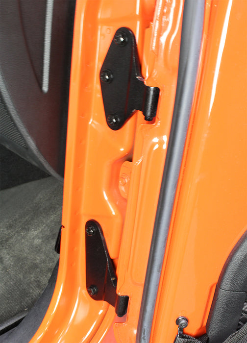 Kentrol 80581 Jeep JK Body Door Hinge Set 8 Pieces 4 Door 07-18 Wrangler JK Textured Black Kentrol - Truck Part Superstore