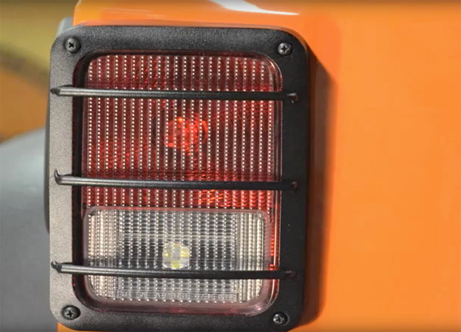 Kentrol 80582 Jeep JK Taillight Guard Pair 07-18 Wrangler JK Textured Black Kentrol - Truck Part Superstore