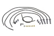 FAST 255-0041 Firewire Cut-To-Fit 4 Cylinder Wireset - Truck Part Superstore