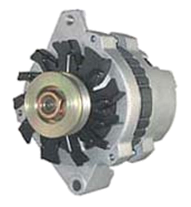 Powermaster Performance 8060 Alternator; CS121; Straight Mount; 75 Amp; 60 Idle; 1V Pulley; Natural; - Truck Part Superstore