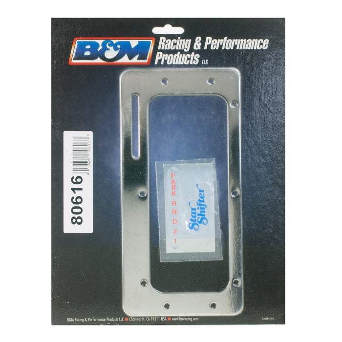 B&M 80616 Automatic Transmission Shift Top Cover; Chrome Plate; For Starshifter; - Truck Part Superstore