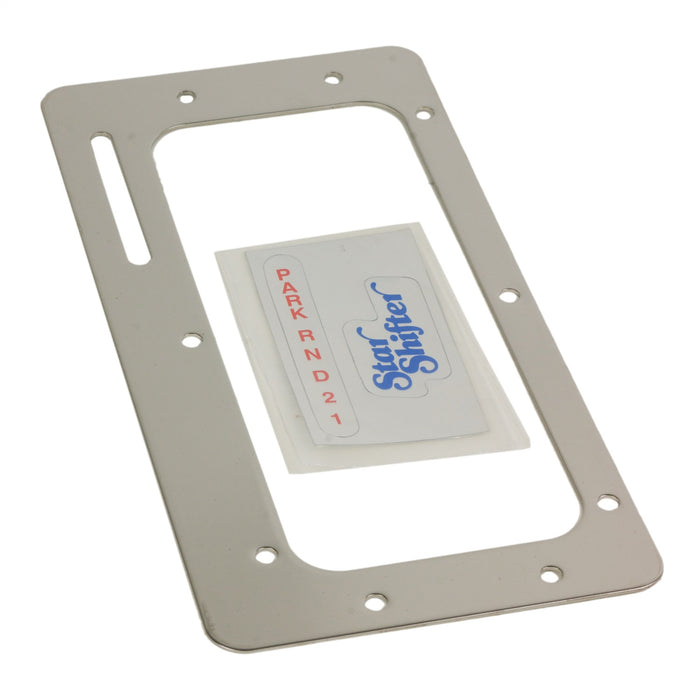 B&M 80616 Automatic Transmission Shift Top Cover; Chrome Plate; For Starshifter; - Truck Part Superstore