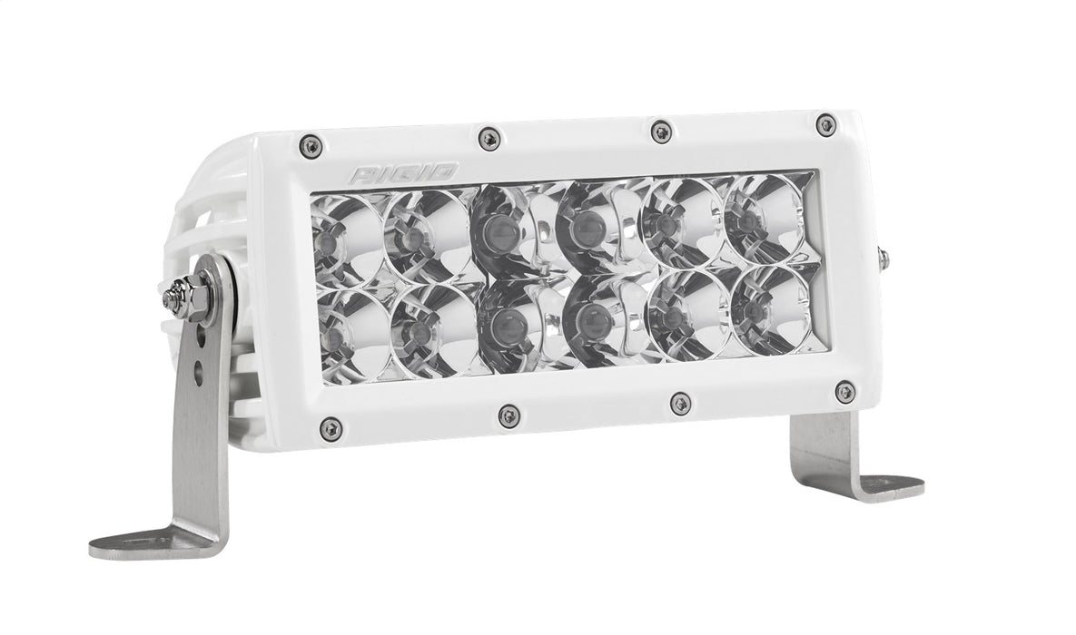 Rigid Industries 806313 6 Inch Spot/Flood Combo Light White Housing E-Series Pro RIGID Industries - Truck Part Superstore
