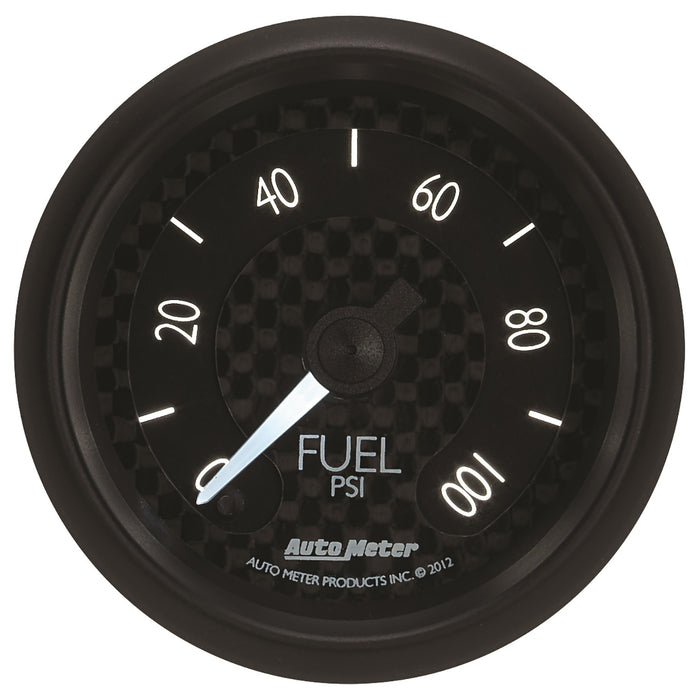 AutoMeter 8063 GAUGE; FUEL PRESSURE; 2 1/16in.; 100PSI; DIGITAL STEPPER MOTOR; GT - Truck Part Superstore