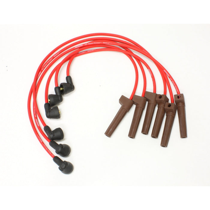 Pertronix 806420 Wires, 6 cyl Ford Custom Fit Red - Truck Part Superstore