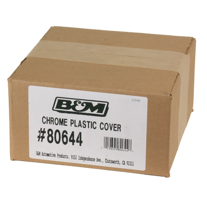 B&M 80644 Automatic Transmission Shift Top Cover; Chrome Plate; For Console QuickSilver; - Truck Part Superstore