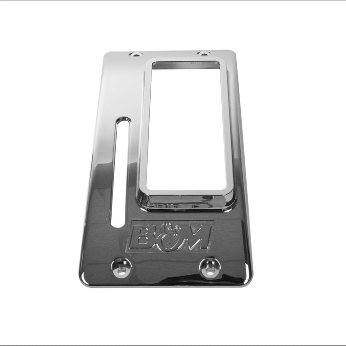B&M 80671 Automatic Transmission Shift Top Cover; Chrome Plate; For QuickSilver; - Truck Part Superstore