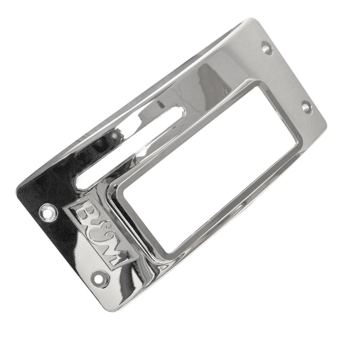 B&M 80671 Automatic Transmission Shift Top Cover; Chrome Plate; For QuickSilver; - Truck Part Superstore